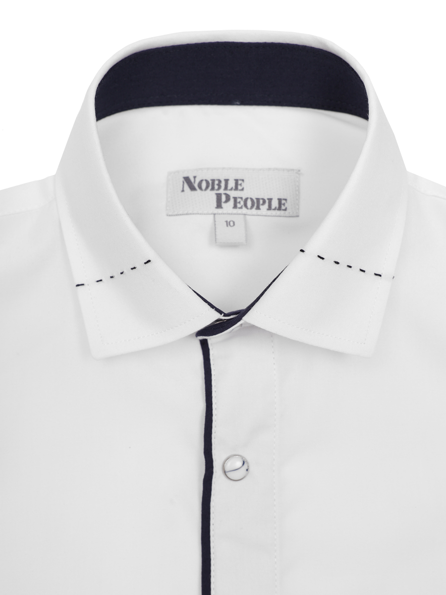 Рубашка Noble People, размер 11, цвет белый 19503-513-5TU - фото 5
