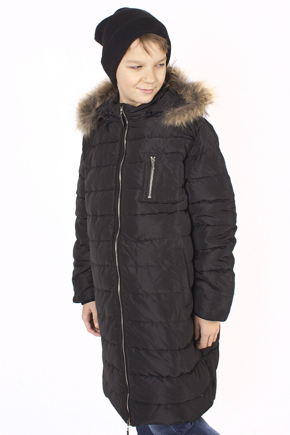 Куртка Noble People, размер 110-116, цвет черный 18607-362 - фото 1