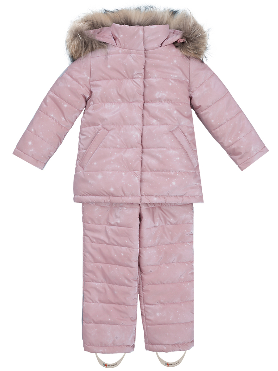 Куртка+полукомбинезон Nikastyle, размер 92 (52), цвет розовый 7з2621 Куртка+полукомбинезон - фото 2