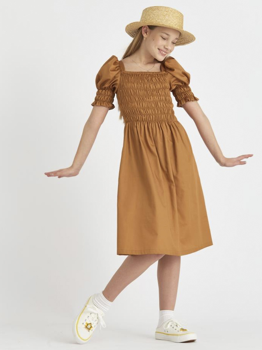 Платье Смена, размер 13, цвет коричневый 42165 - фото 4