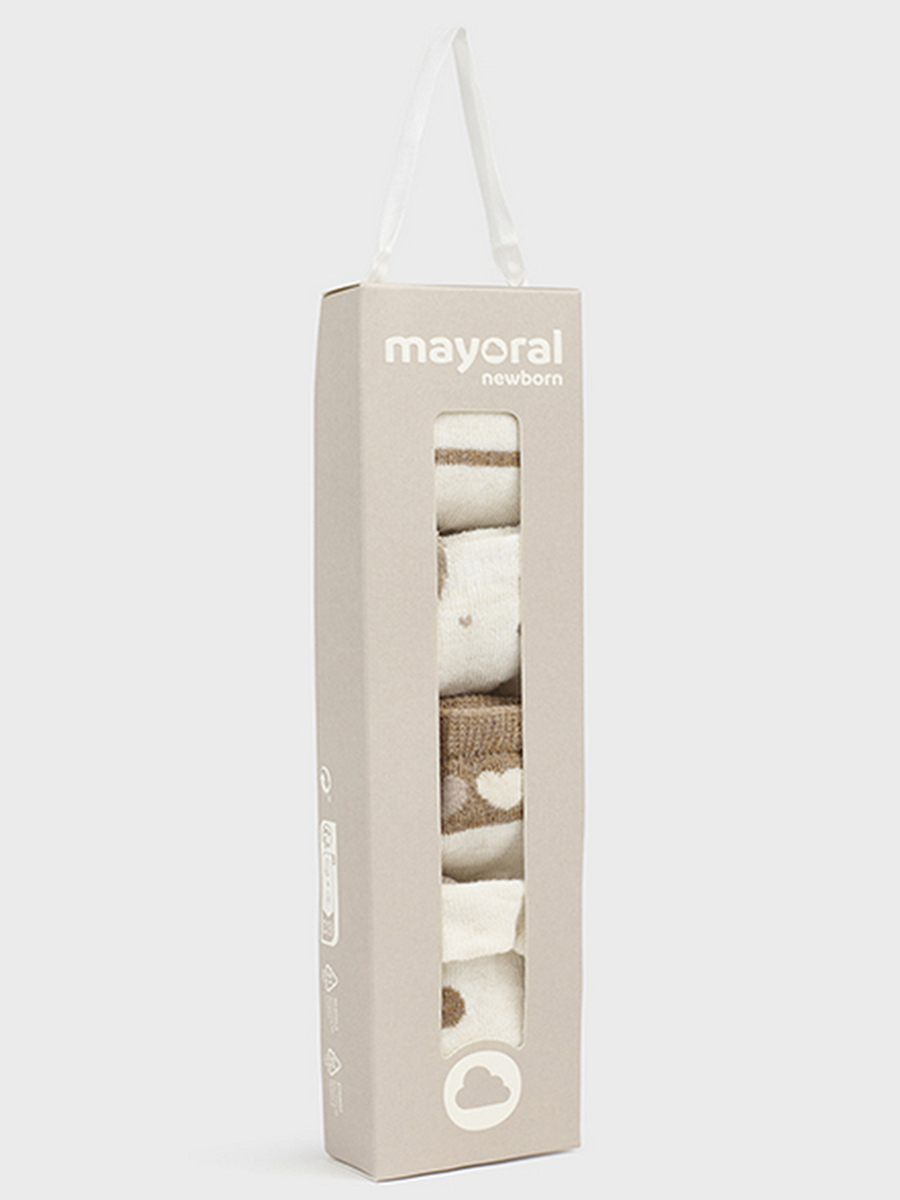 Носки Mayoral, размер 1,5 года, цвет бежевый 9.658/81 - фото 3