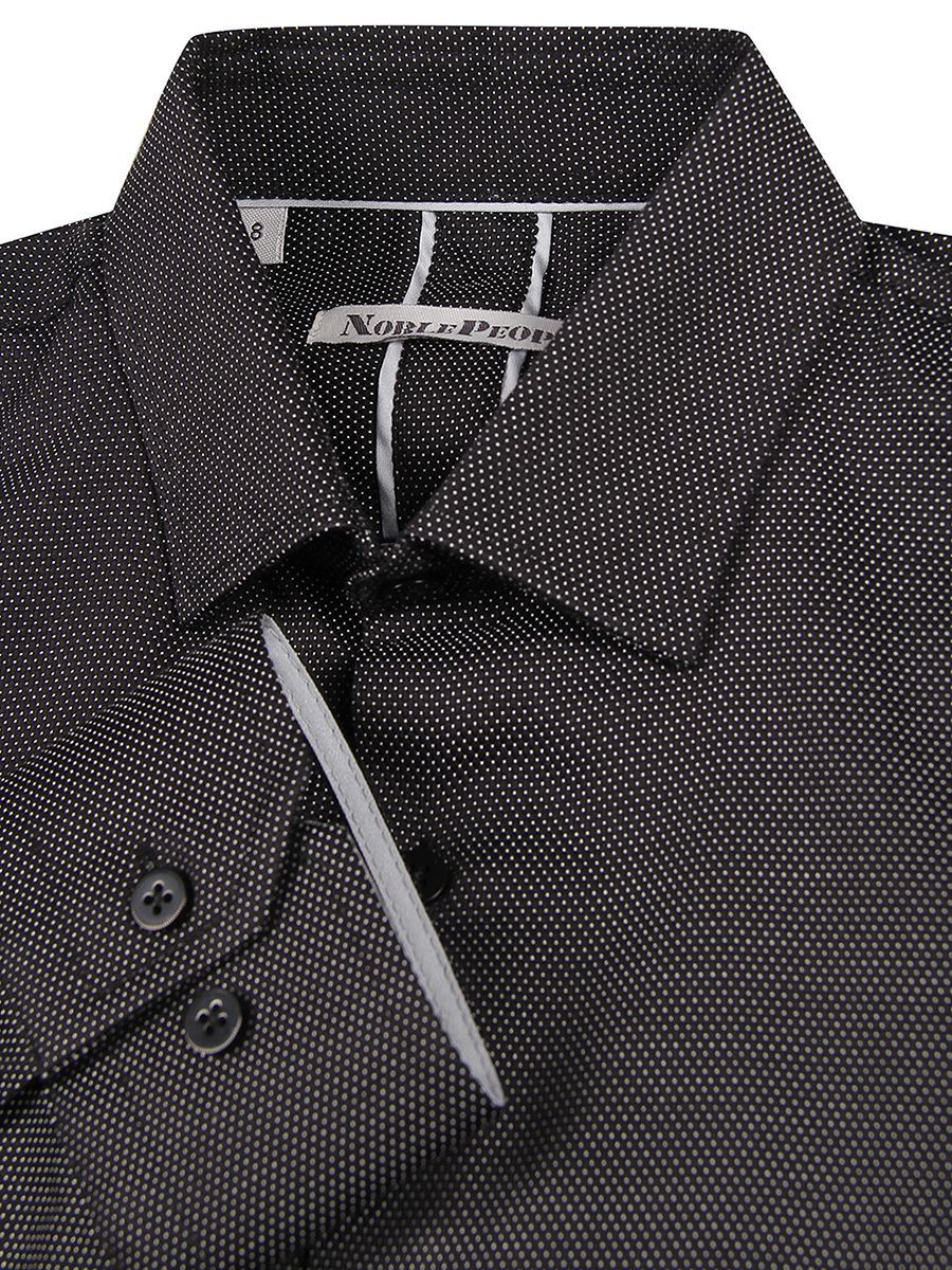 Рубашка Noble People, размер 134, цвет черный 19003-412 - фото 3