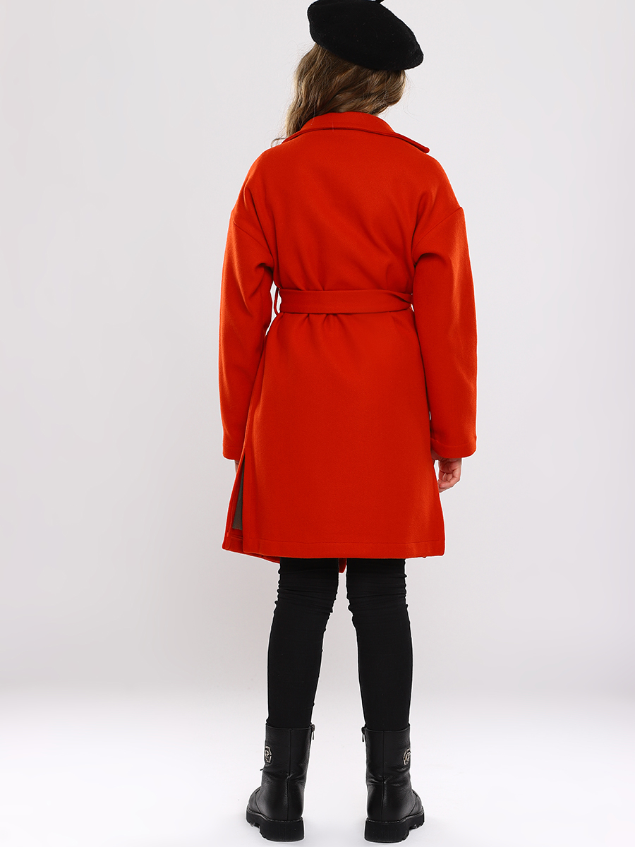 Пальто Y-clu', размер 8, цвет красный Y16018 - фото 5