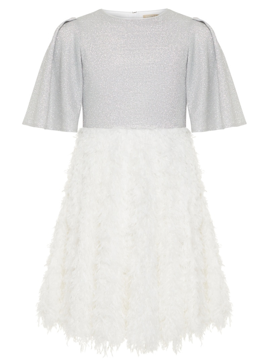 Платье Смена, размер 146 (72), цвет серый 21562 - фото 4