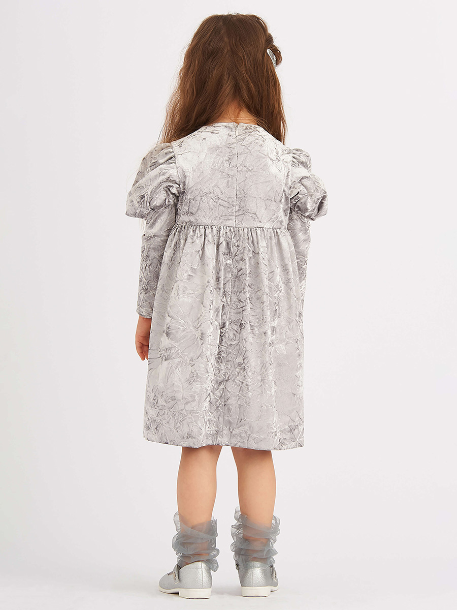 Платье Смена, размер 104 (56), цвет серый 21607 - фото 2