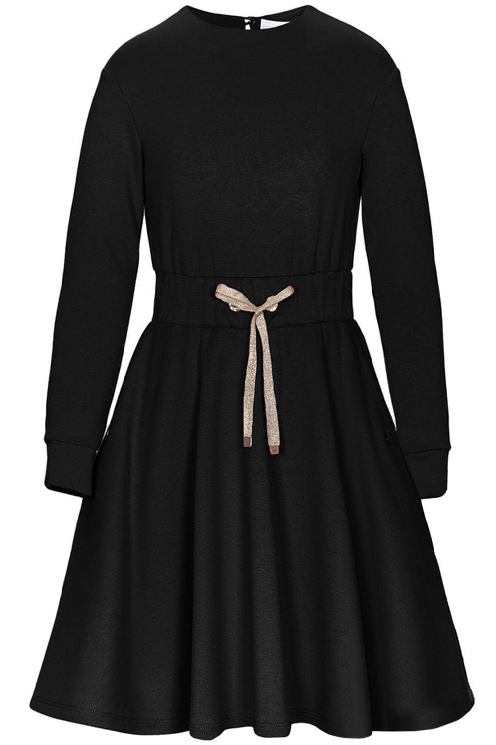 Платье Silver Spoon, размер 146, цвет черный SSLWG-938-23626-112 - фото 1