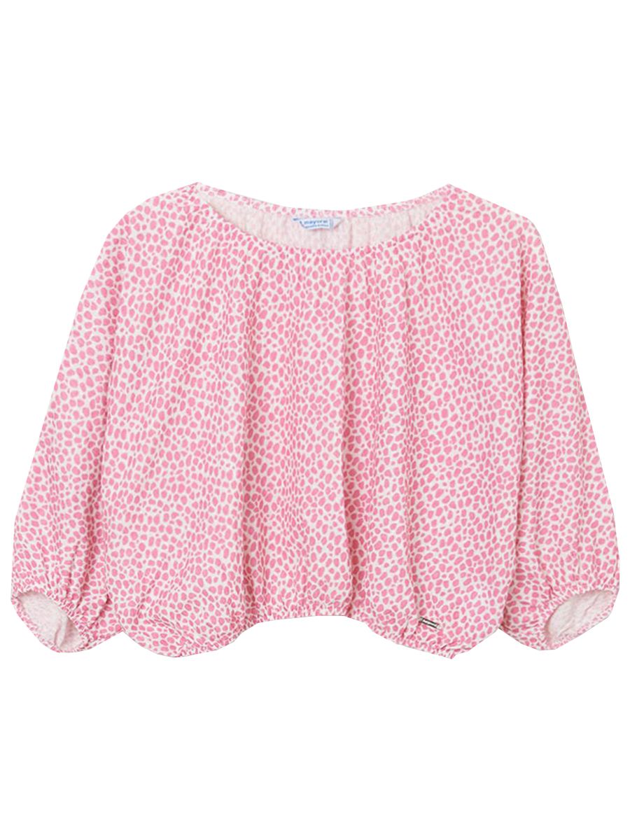 Блуза Mayoral, размер 128, цвет розовый 6.186/3 - фото 1