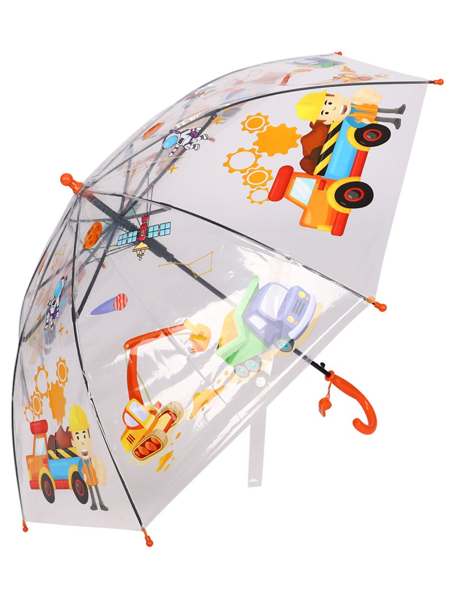 Зонт Multibrand, размер UNI, цвет оранжевый