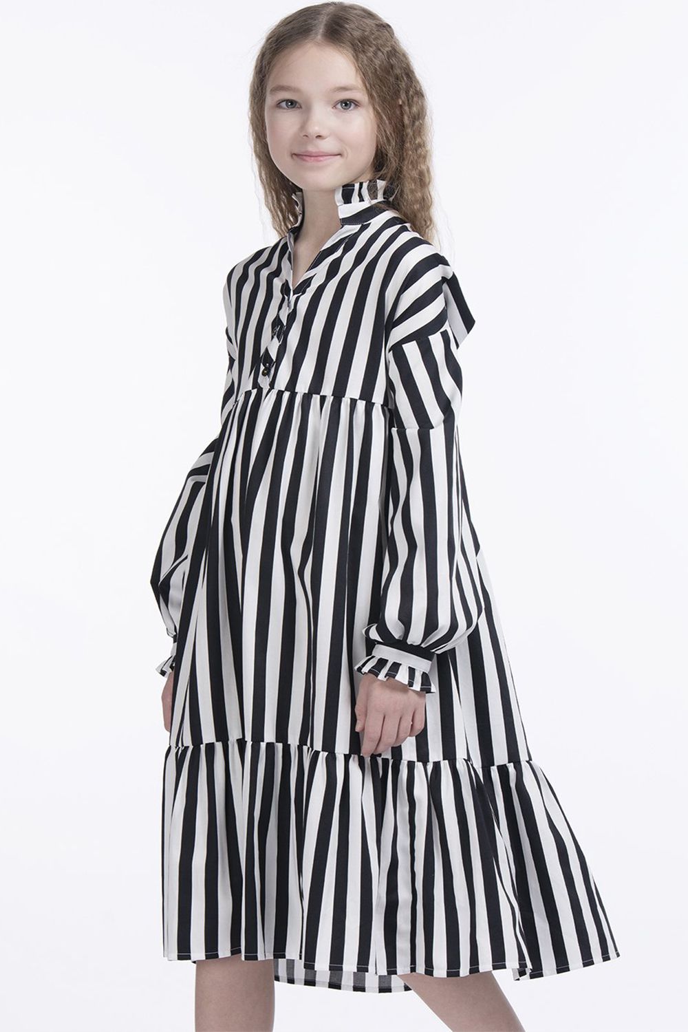 Платье Смена, размер 164-84, цвет черный 40026 - фото 1