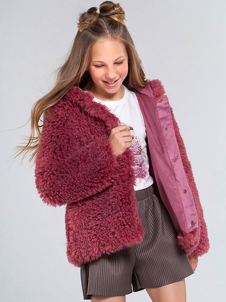 Пальто Mayoral, размер 152, цвет розовый 7.410/20 - фото 1
