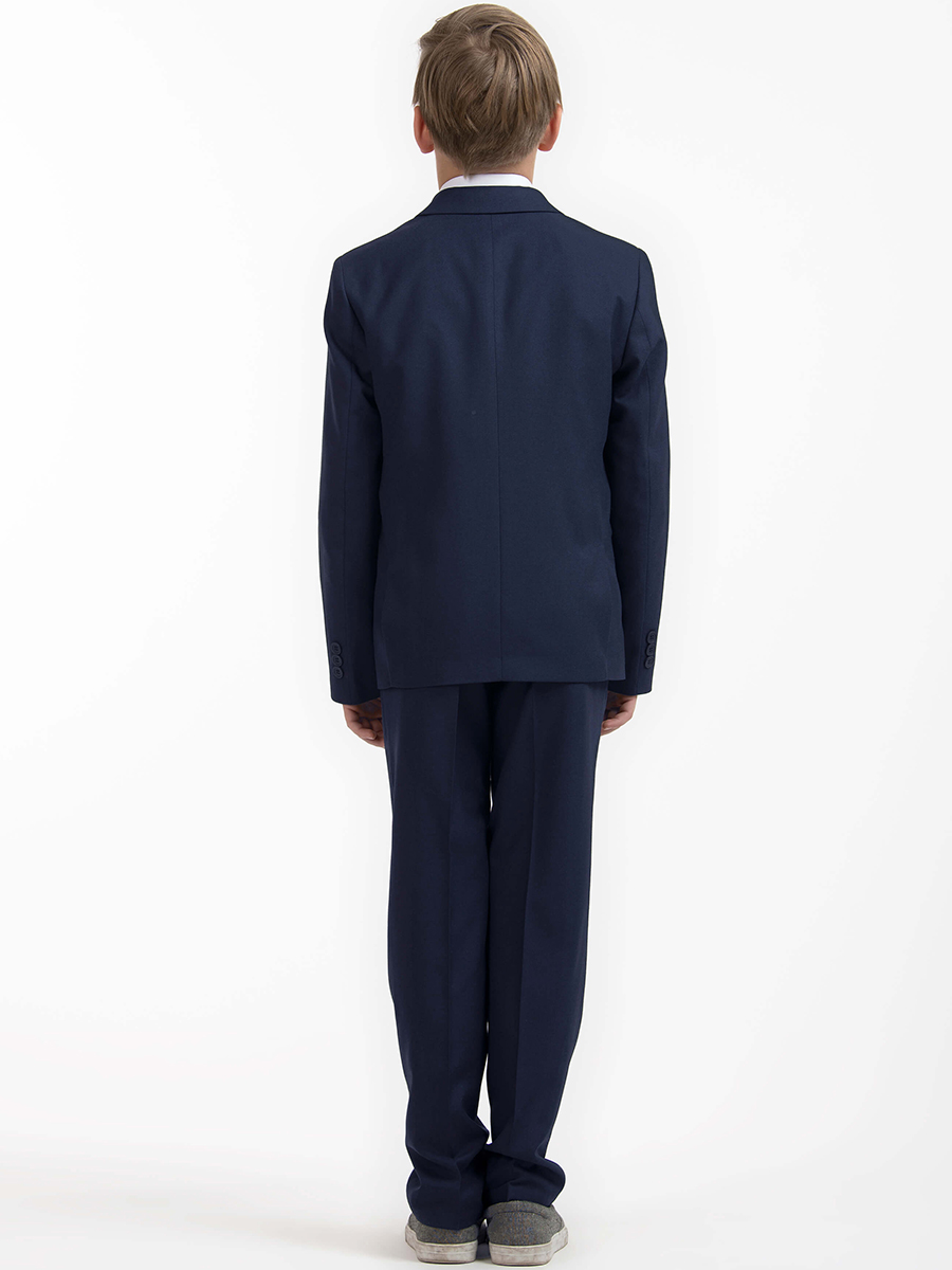 Пиджак Смена, размер 128 (60), цвет синий 10424 - фото 3