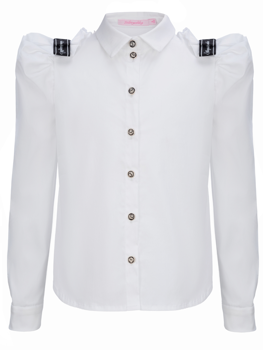Блуза Stilnyashka, размер 12, цвет белый - фото 1