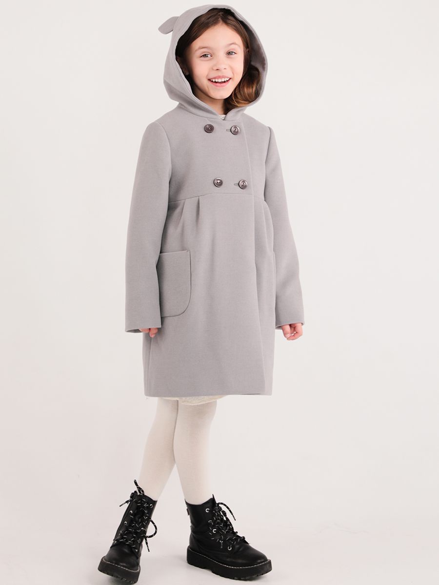 Пальто Mamma Mila, размер 110, цвет серый - фото 5