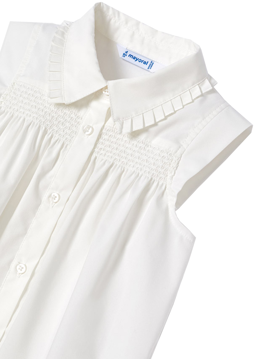 Блуза Mayoral, размер 128, цвет белый 3.130/62 - фото 3