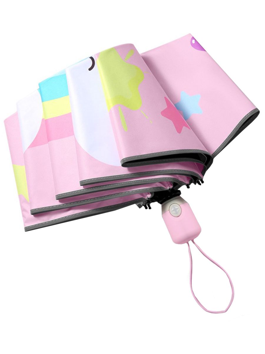 Зонт Multibrand, размер UNI, цвет розовый 565TD - фото 4