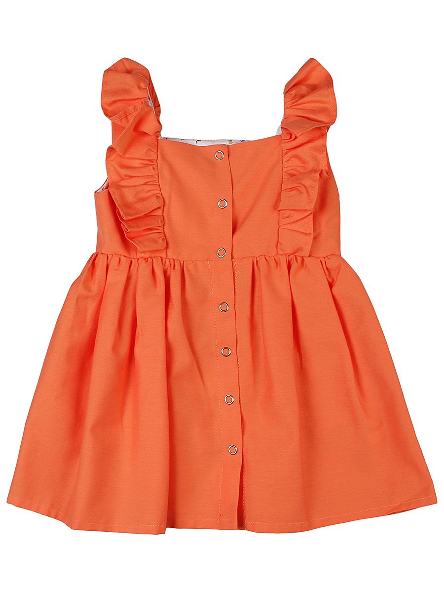 Платье Y-clu', размер 80, цвет оранжевый YN15786 SP - фото 2