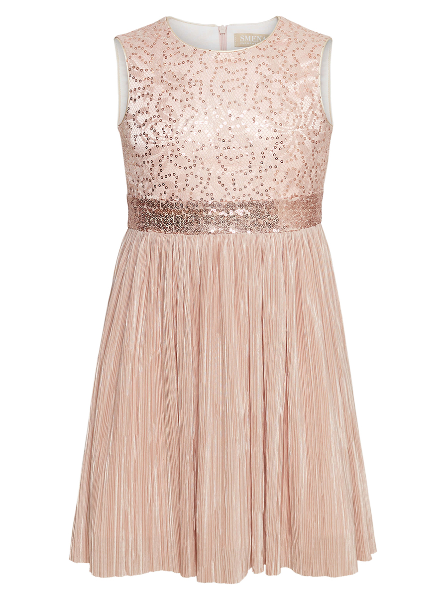 Платье Смена, размер 122 (60), цвет розовый 21546 - фото 6