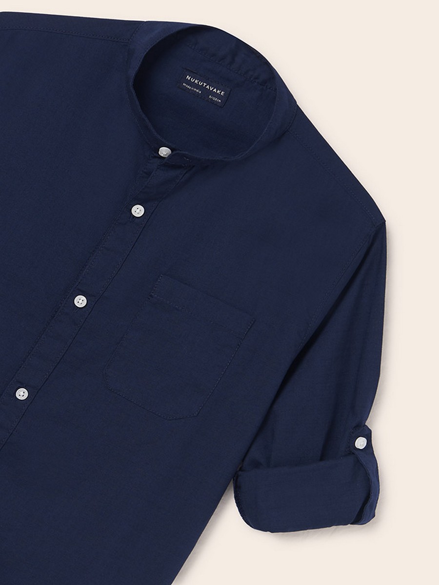 Рубашка Mayoral, размер 128, цвет синий 6.115/79 - фото 5