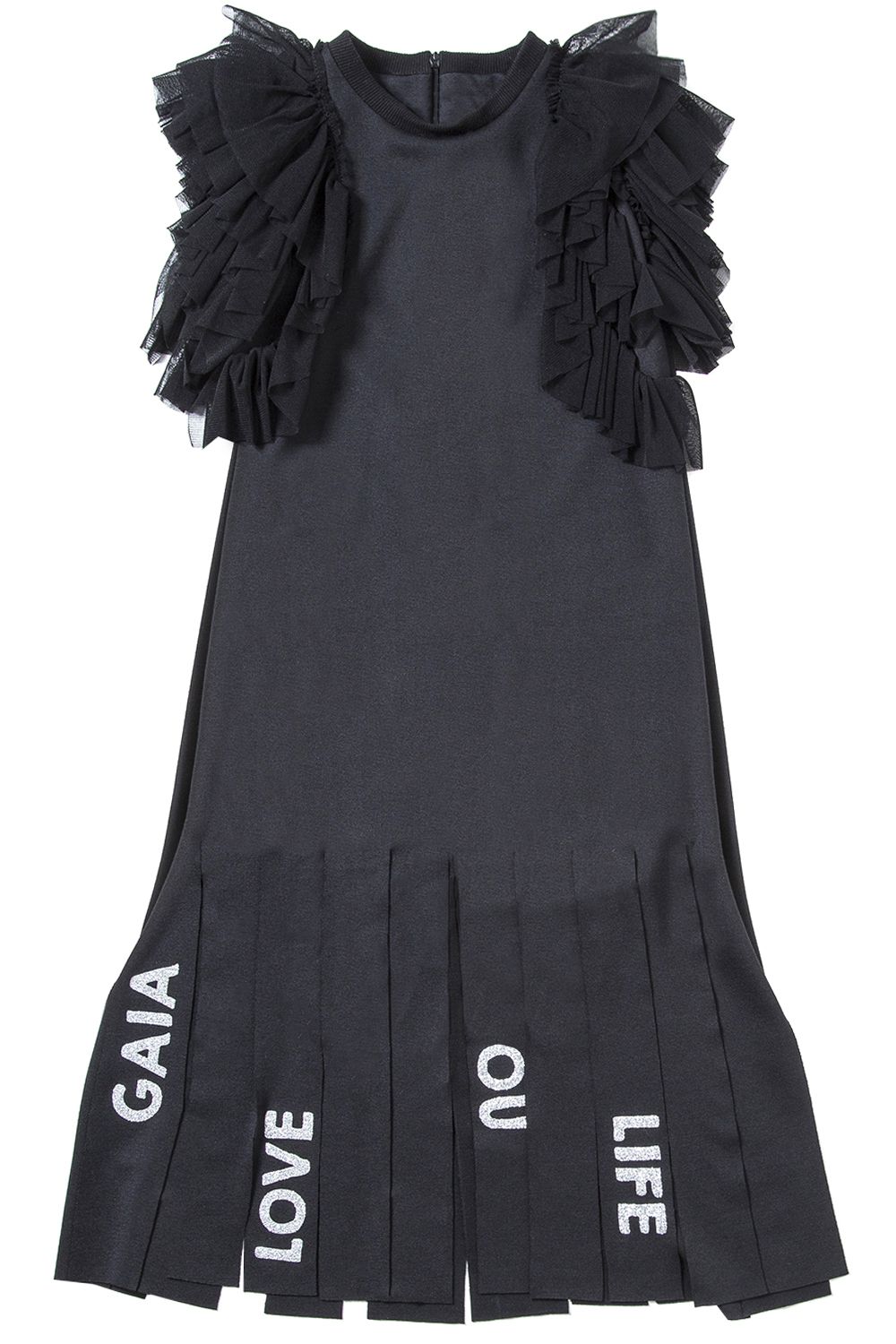 Платье Gaialuna, размер 158, цвет черный G1726 - фото 1