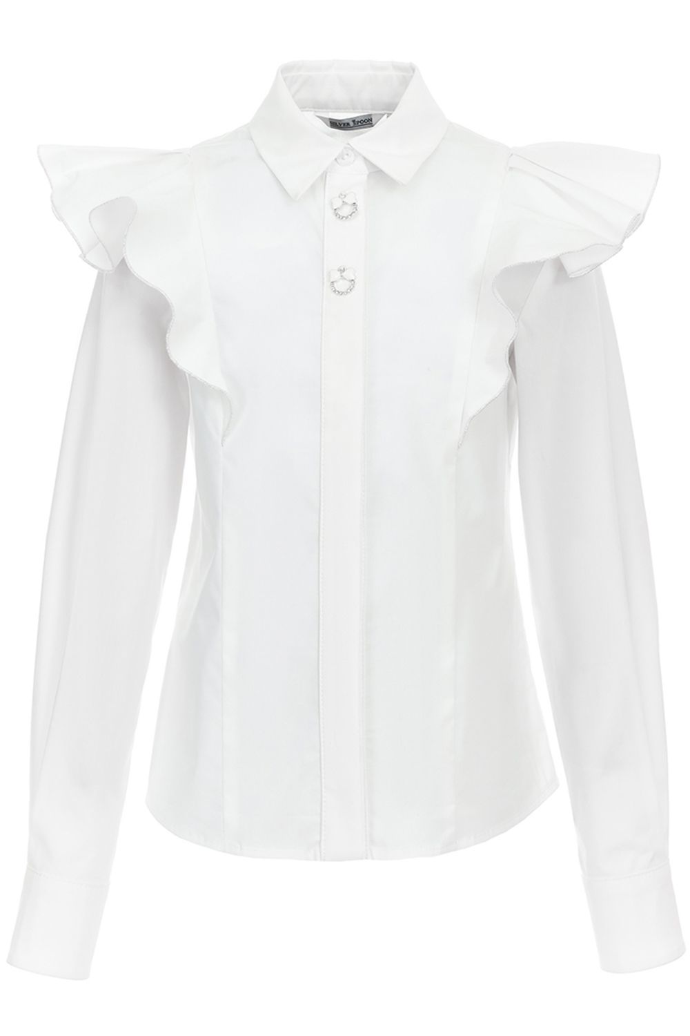 Блуза Silver Spoon, размер 122, цвет белый SSFSG-829-23012-200 - фото 1