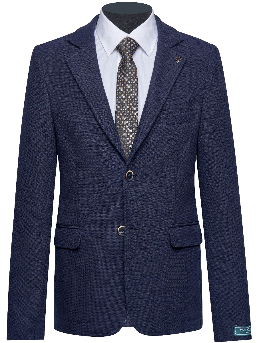Пиджак Van Cliff, размер 164 (40), цвет синий