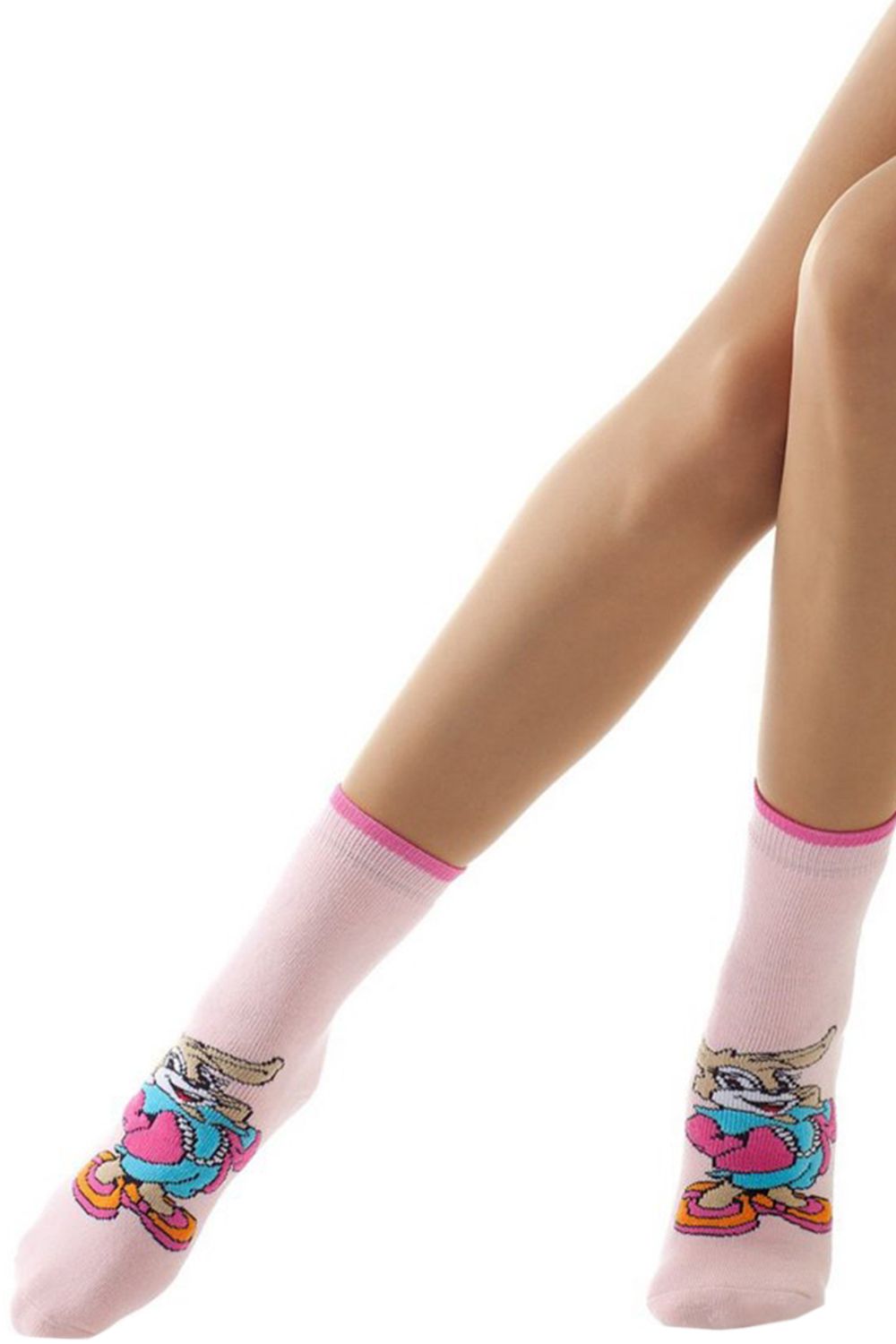 Носки махровые для девочки SAM-1004 розовый Charmante, Италия