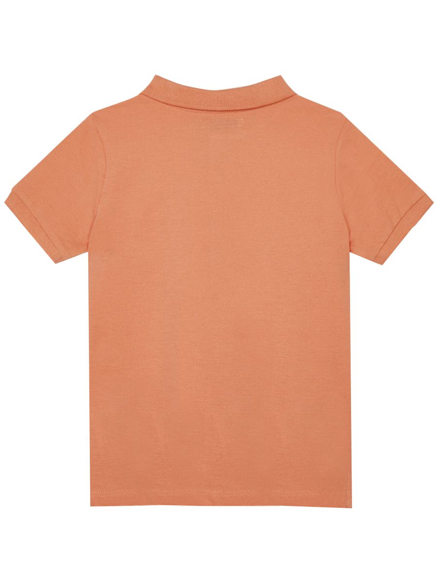 Поло Mayoral, размер 98, цвет оранжевый 150/43 - фото 2