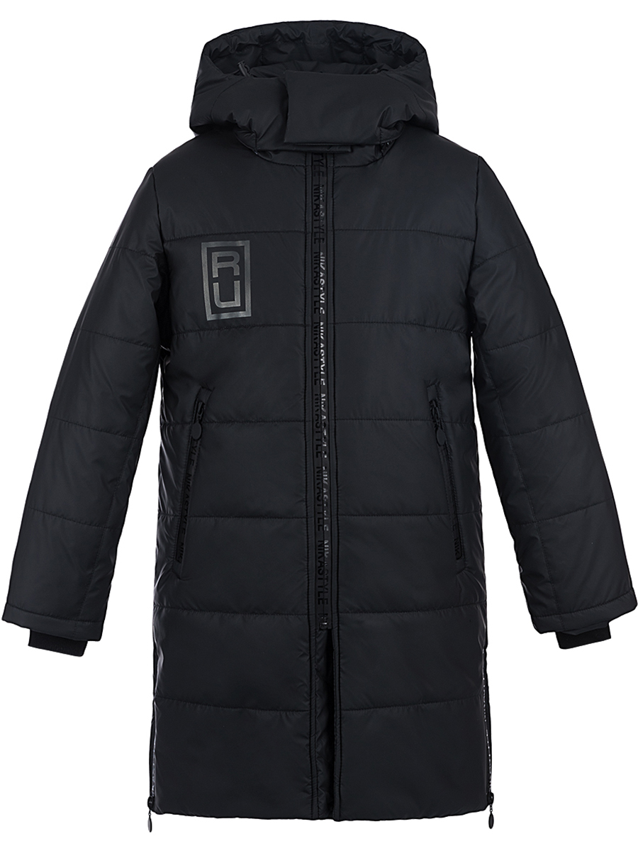 Пальто Nikastyle, размер 128 (64), цвет черный 6з2921 - фото 4