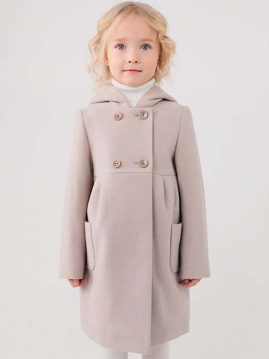 Пальто Mamma Mila, размер 110, цвет бежевый Tb - фото 1