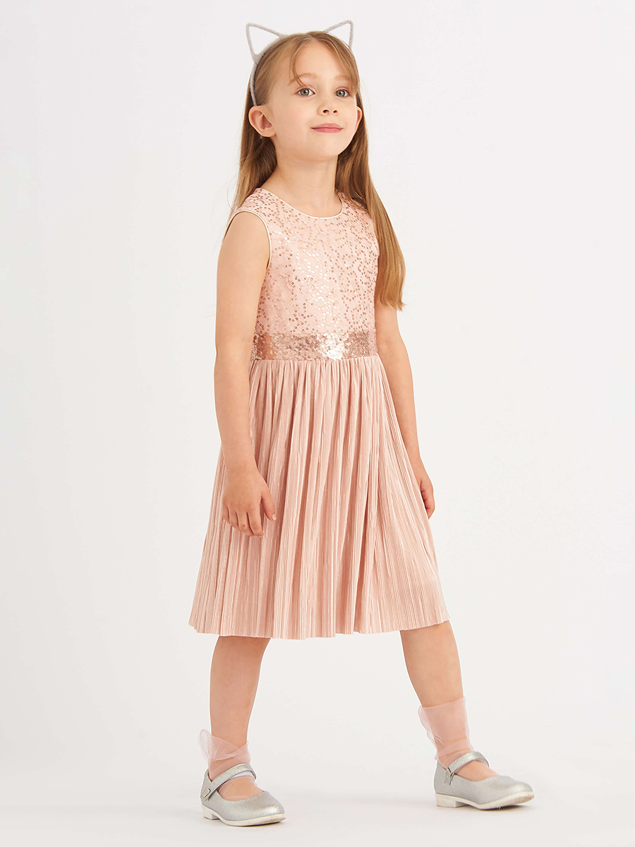 Платье Смена, размер 122 (60), цвет розовый 21546 - фото 3