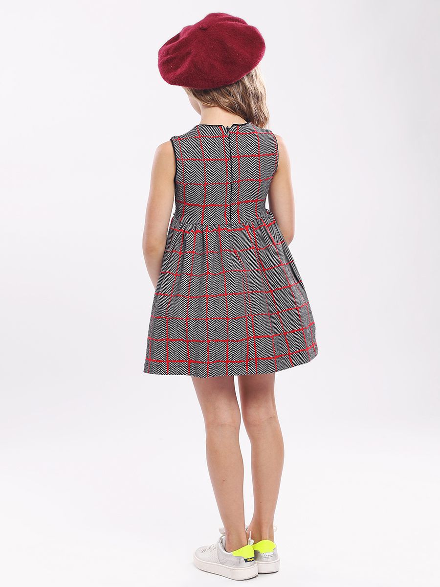 Платье Y-clu', размер 98, цвет красный YB14458 - фото 5