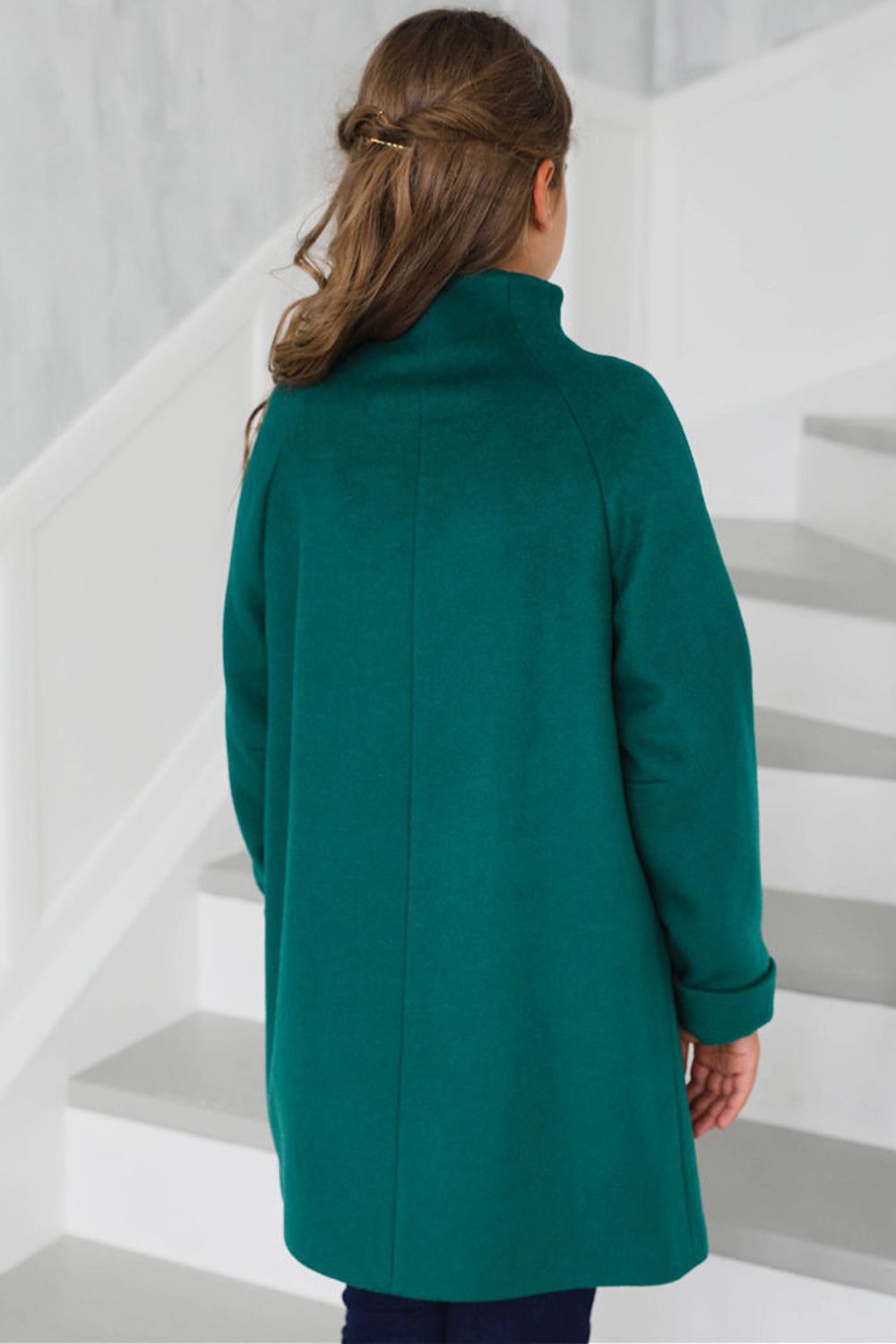 Пальто Mamma Mila, размер 140, цвет зеленый S18-C - фото 2
