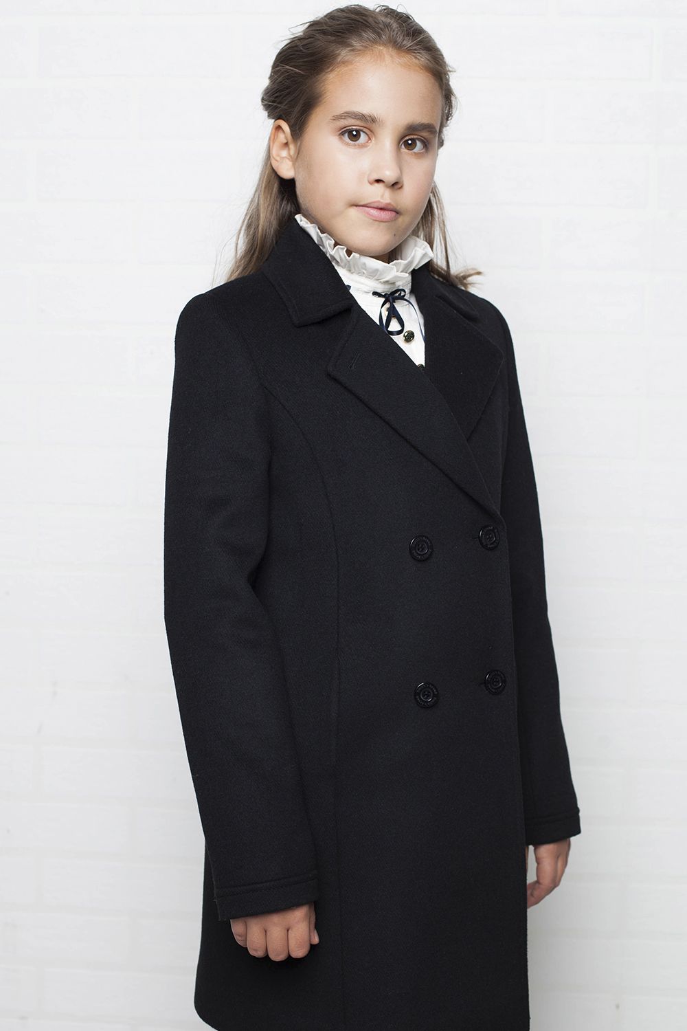 Пальто Mamma Mila, размер 128, цвет черный S18-A2 - фото 1