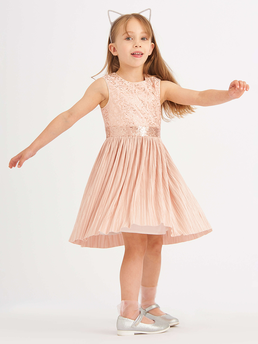 Платье Смена, размер 122 (60), цвет розовый 21546 - фото 5