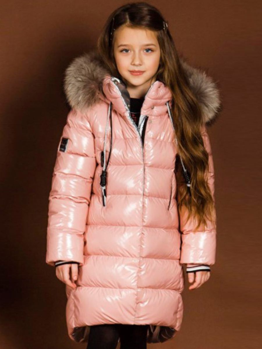 Пальто GnK, размер 110, цвет розовый ZC-870 - фото 1