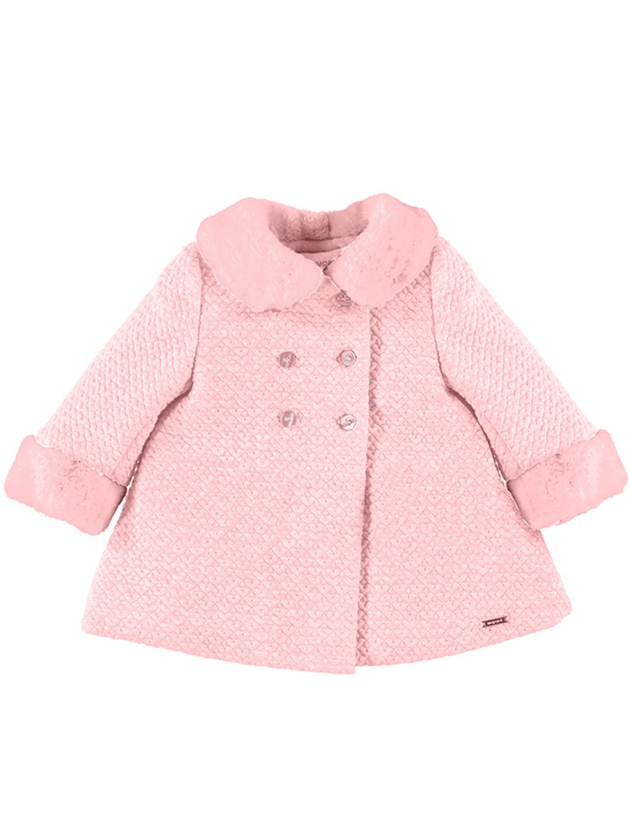 Пальто Mayoral, размер 98, цвет розовый 2.432/23 - фото 1