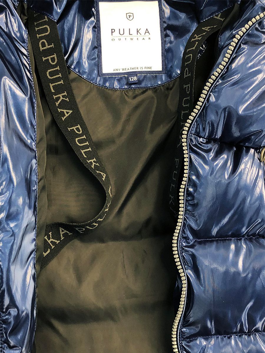 Куртка Pulka, размер 110, цвет синий PUFWB-026-10100-317 - фото 3