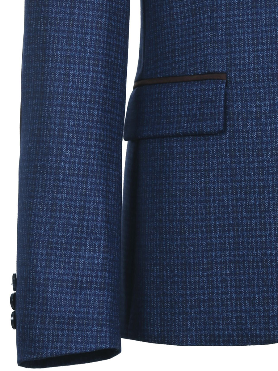 Пиджак Van Cliff, размер 128 (32), цвет синий А93368 - фото 4