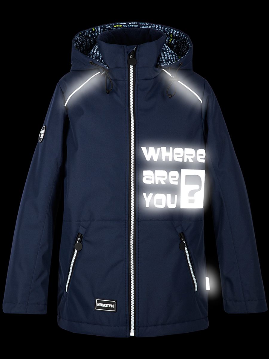 Куртка Nikastyle, размер 134-68, цвет синий 4M1721 - фото 5