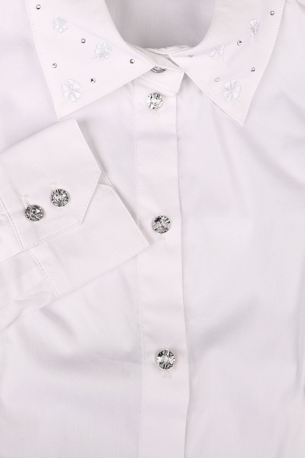 Блуза Cleverly, размер 146, цвет белый S7CB02-0401/0401 - фото 2