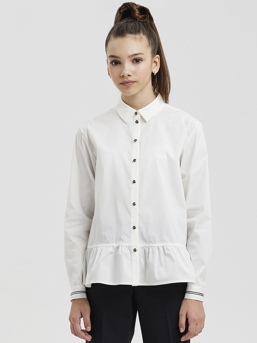 Блуза Silver Spoon, размер 140, цвет белый SSFSG-029-23015-201 - фото 1