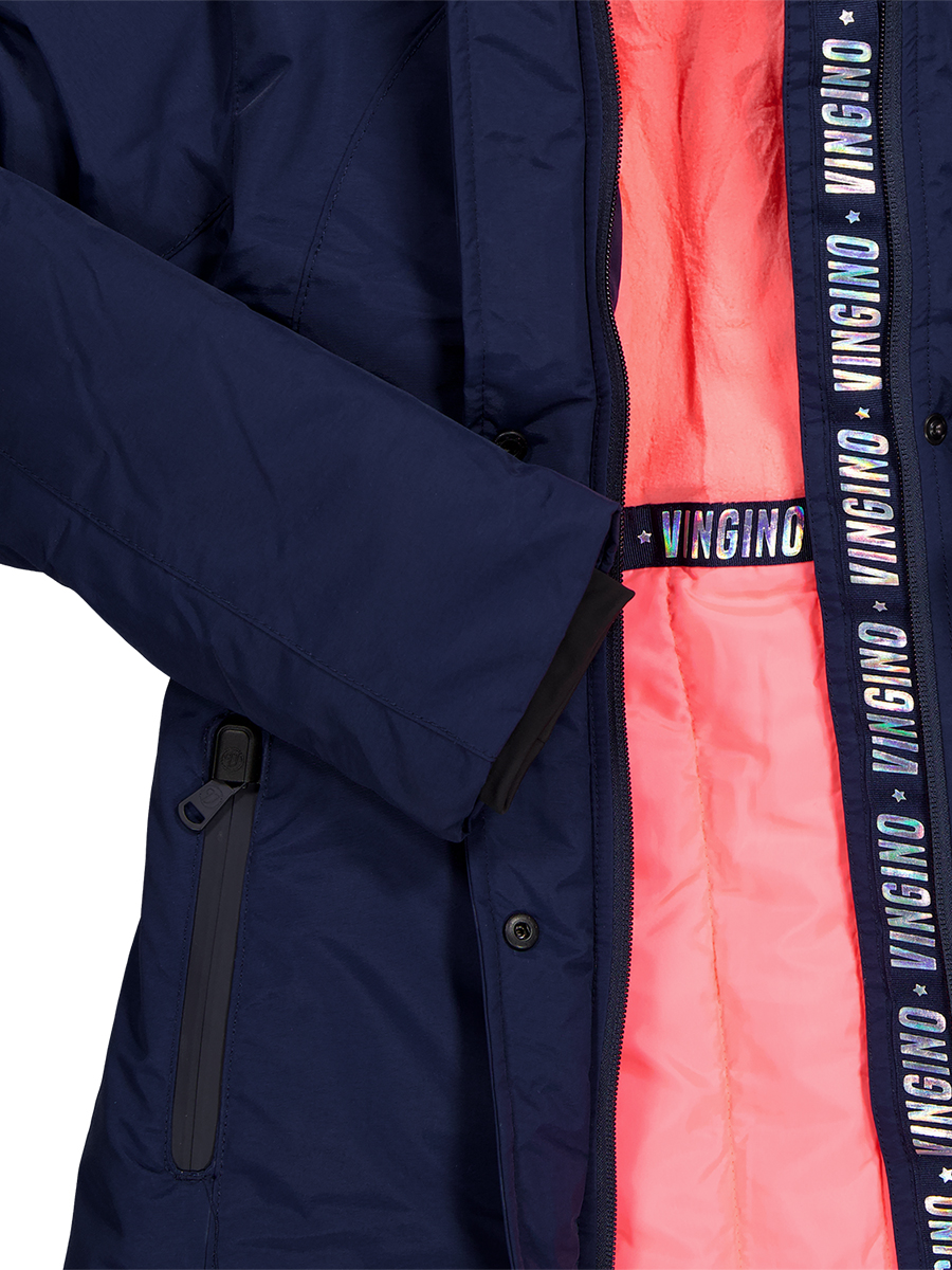 Куртка Vingino, размер 128, цвет синий AW21KGN10005 - фото 3