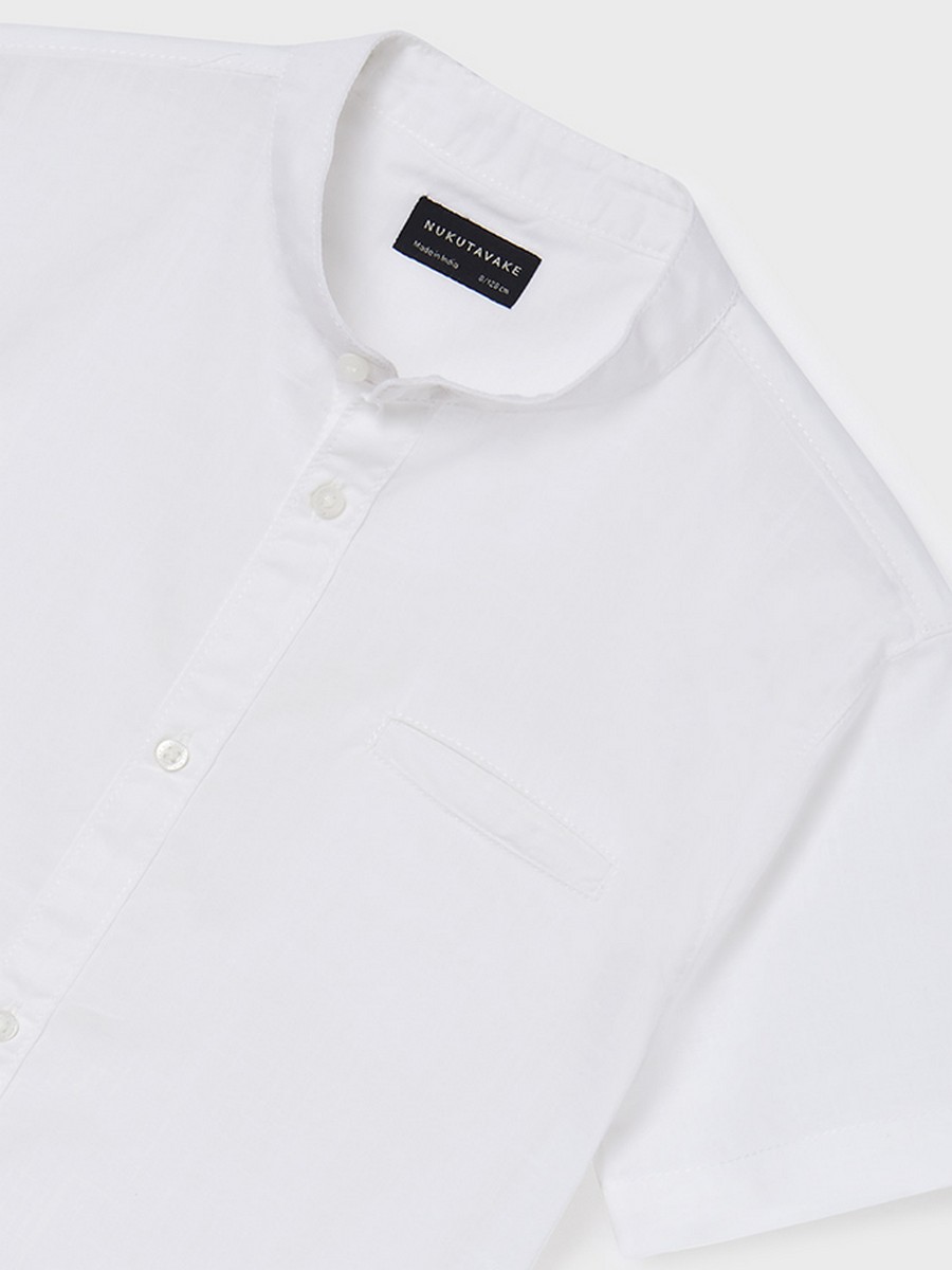 Рубашка Mayoral, размер 172, цвет белый 6.113/72 - фото 6