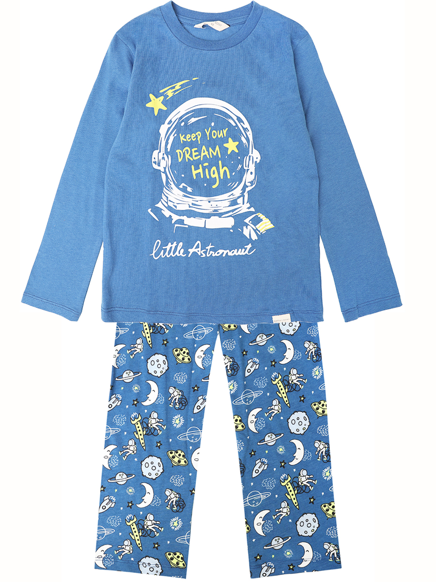 Пижама KATIA&BONY, размер 12-13, цвет синий 22212K2007 - фото 5