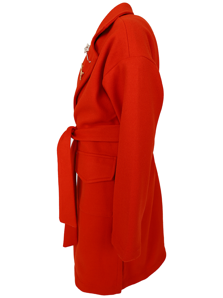 Пальто Y-clu', размер 8, цвет красный Y16018 - фото 3