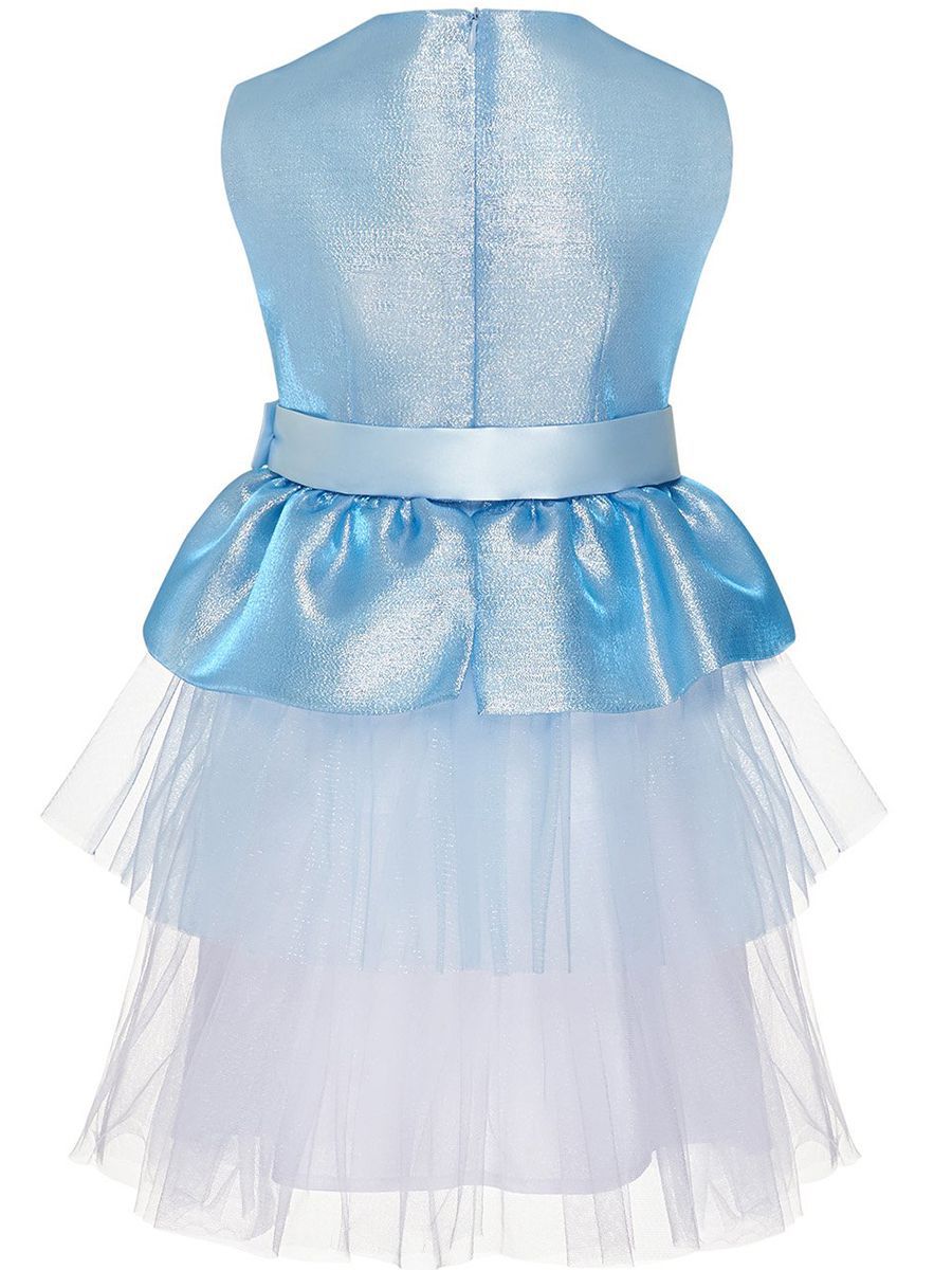 Платье Смена, размер 110-56, цвет голубой 20607 - фото 6