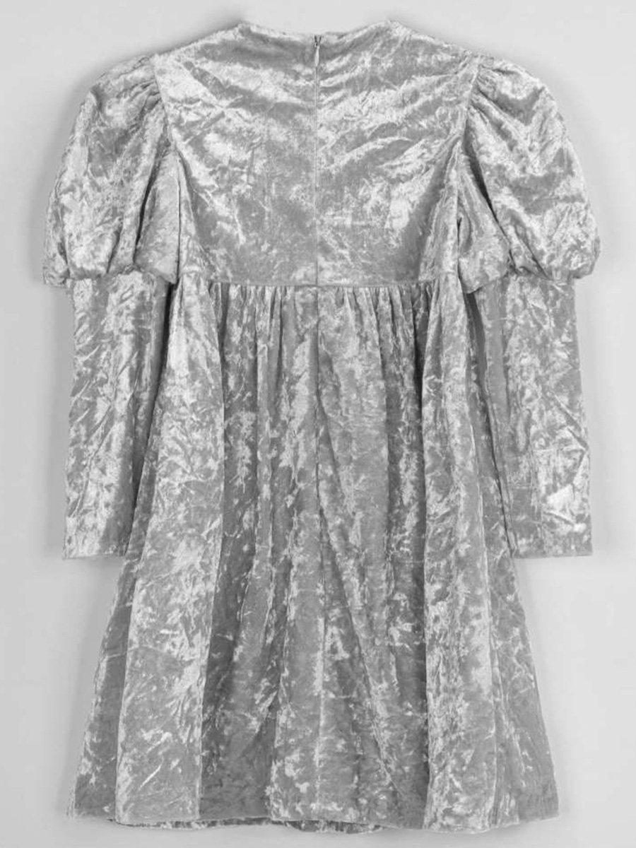 Платье Смена, размер 104 (56), цвет серый 21607 - фото 7