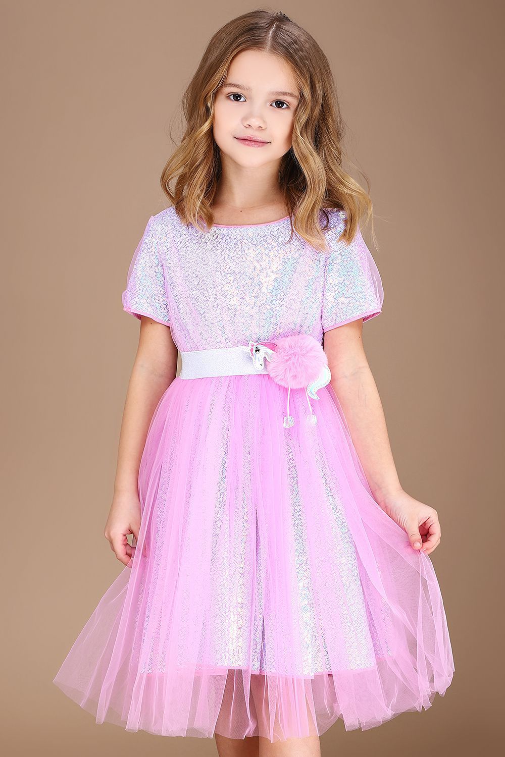 Платье Noble People, размер 92, цвет розовый - фото 6
