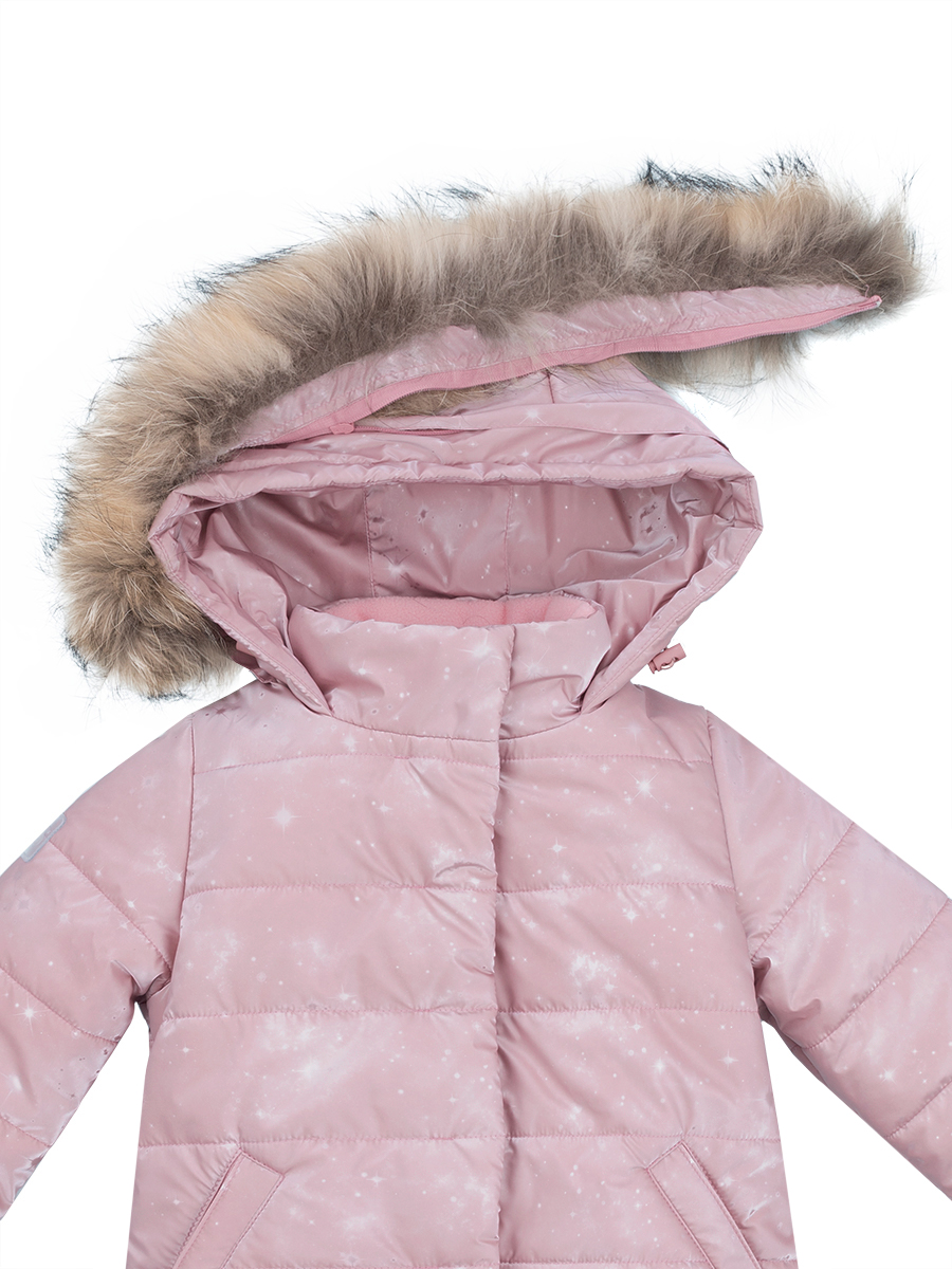 Куртка+полукомбинезон Nikastyle, размер 92 (52), цвет розовый 7з2621 Куртка+полукомбинезон - фото 5