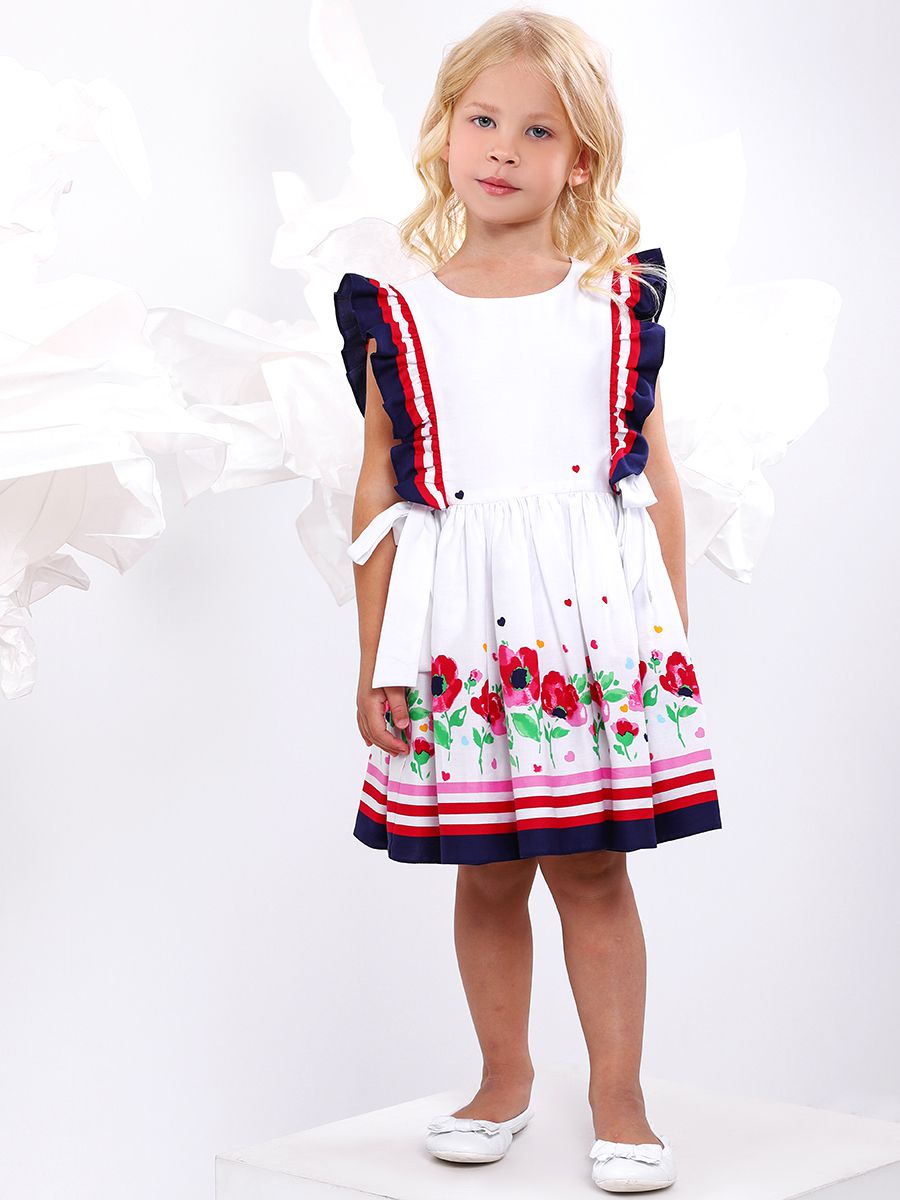 Платье Noble People, размер 92, цвет белый 29526-1168-3517 - фото 5